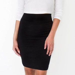 American Apparel Black Pencil Skirt XS